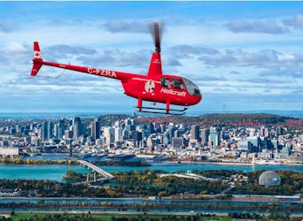 Helikoptervlucht door Montreal